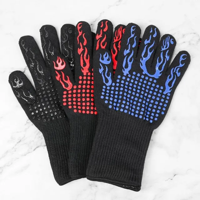 Fire Cooking Mitts Oven Glove High Temperature Gloves Fireproof Gloves