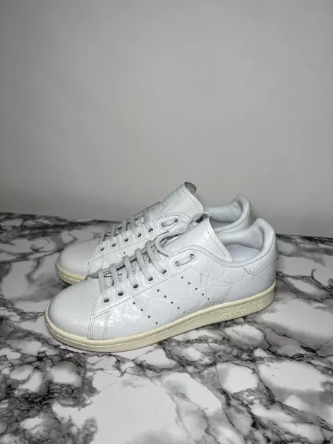 Adidas Stan Smith White Leather Womens Sneakers Trainers UK5