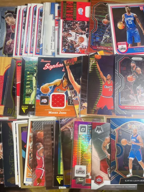 Los Angeles Clippers Bulk Lot 45 Cards Patches Rookie And Inserts! Kawhi Leonard