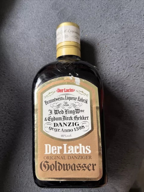 GOLDWASSER AUS DANZIG der Lachs original Danziger Goldwasser 1598 mit ...