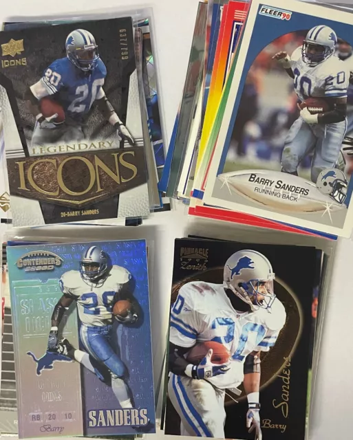 Barry Sanders Football Cards **You Pick** Lions HOF. Buy 2+ & Save