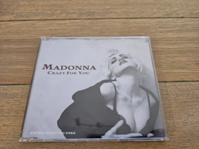 CD SINGLE MADONNA - Crazy For You (Rare 1991 Remixes 80s 90s Australian)