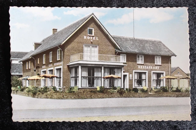 Postkarte Ansichtskarte Lithografie Belgien Hotel-Restaurant "DE SCHANS" (M)