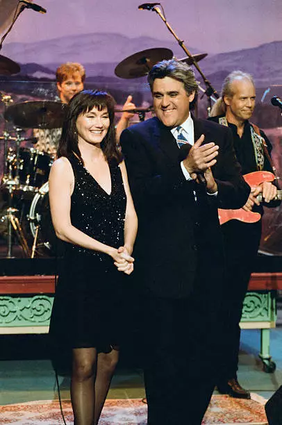 Musical Guest Lari White On Leno 1995 Old Television Photo