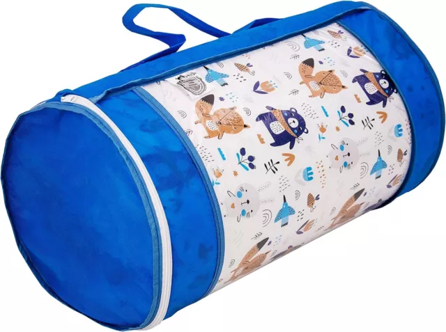 Kinderbettmatratze Babymatratze 60x120 cm Kinder-Rollmatratze mit Reisetasche