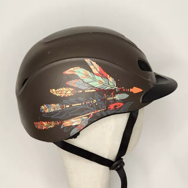 Troxel Flipfold Rebel Arrow Duratec Western Safety Riding Helmet Low Profile - M