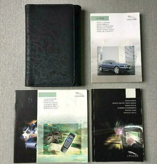 Jaguar X-Type Handbook Owners Manual Wallet 2001-2007