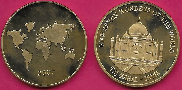 India Taj Mahal-India 2007 Unc,New Seven Wonders Of The World