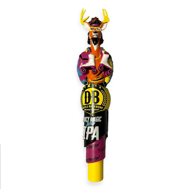 Devil’s Backbone Buck Tradition Juicy Magic IPA Draft Beer Tap Handle Virginia