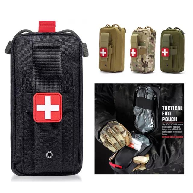 Tactical First Aid Kit IFAK Survival Molle Military EMT Medical Pouch Empty Bag