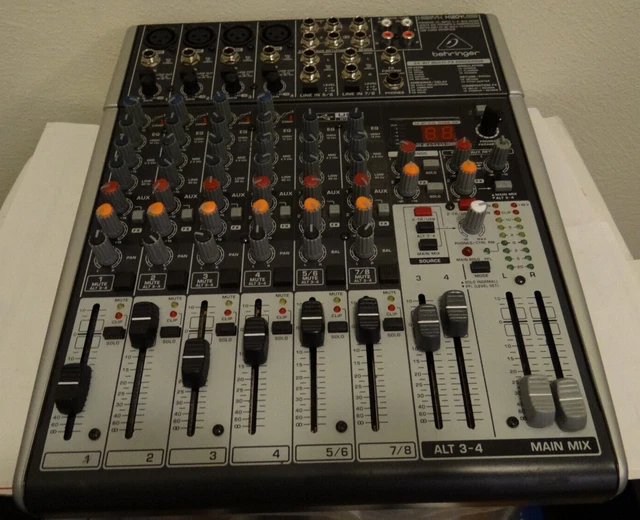 BEHRINGER XENYX X1204USB 12 Channel Analog Mixer w/ Phantom Power