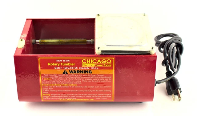 Rotary Rock Tumbler Chicago Electric & Power Tools item #46376 - Base Only