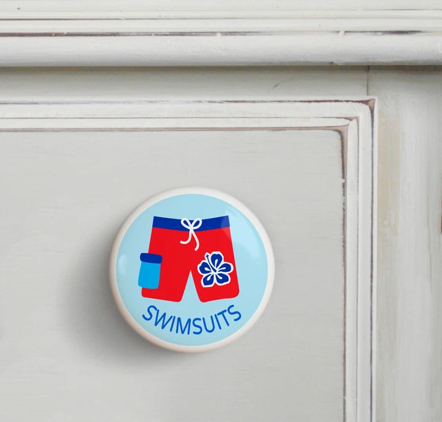 Boys Swim Suit Dresserz Organizational Dresser Drawer Knob