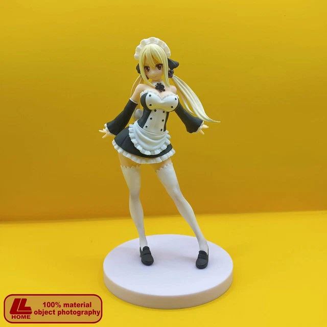 Anime Fairy Tail Virgo Lucy maid dress hot girl PVC action Figure Statue Gift