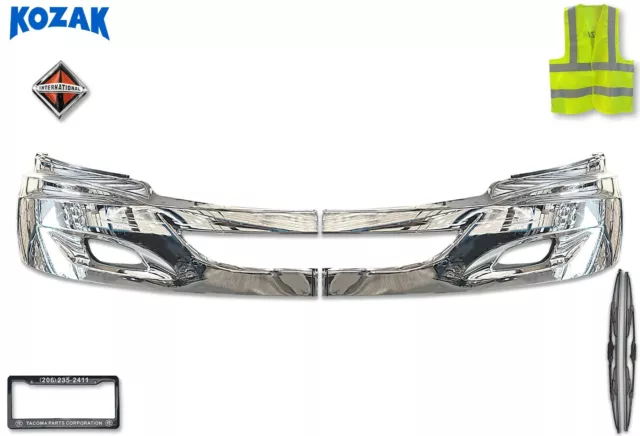 Bumper Chrome Trims SET Left & Right Side International Prostar + SET