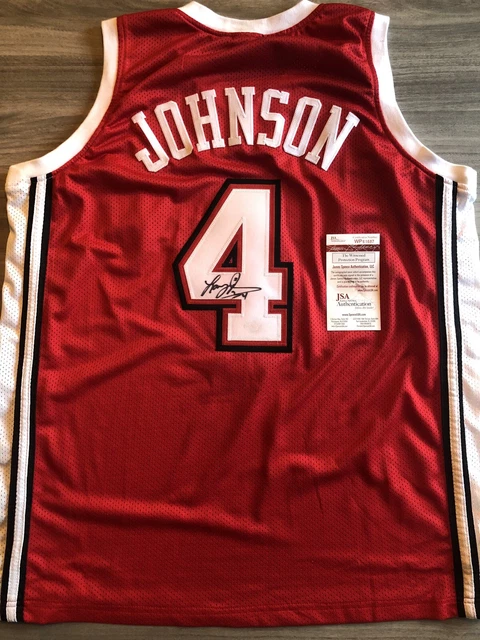 Larry Johnson Signed UNLV Runnin' Rebels Jersey JSA COA 1991 #1 Overall Pick