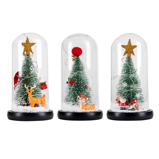 CHRISTMAS DECORATIONS,MINI Christmas Trees LED Decoration, Gifts for