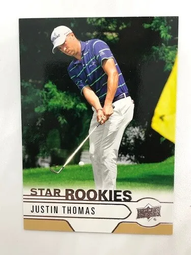 Justin Thomas Star Rookies SP Authentic Golf 2021