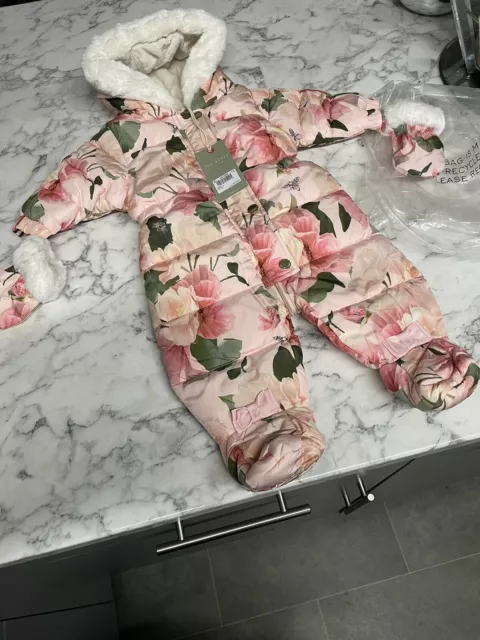 ted baker baby girl snowsuit