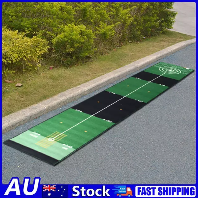 AU Golf Carpet Putting Mat Anti-slip Golf Hitting Carpet Thick Accessories 118x2
