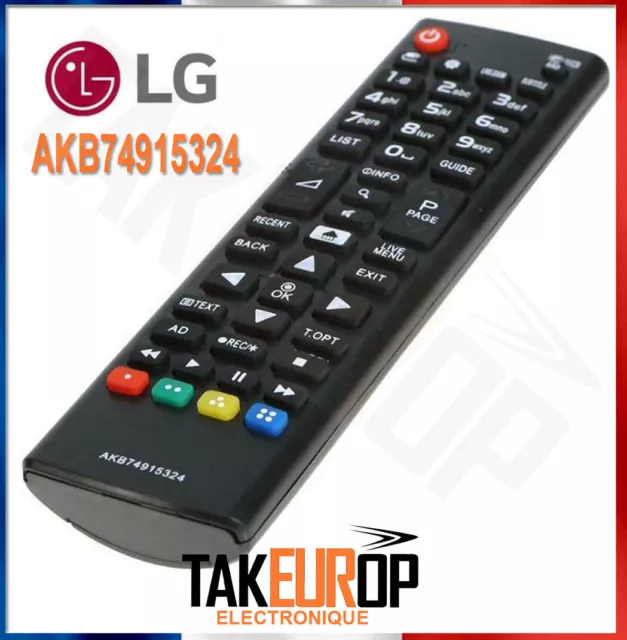 Télécommande AKB74915324 pour LG