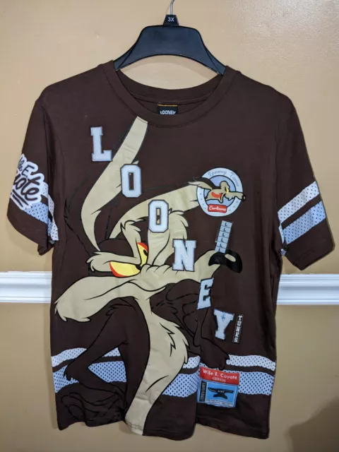 Looney Tunes Wile E Coyote Shirt Size Large