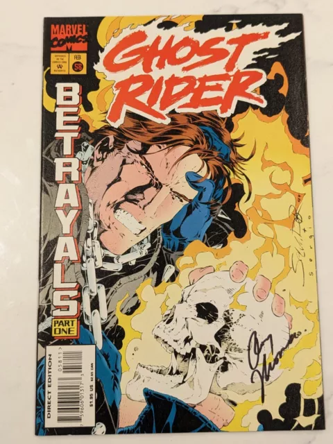 Ghost Rider #58 - SIGNED by Roy Thomas w/COA - 1995 Marvel Comics