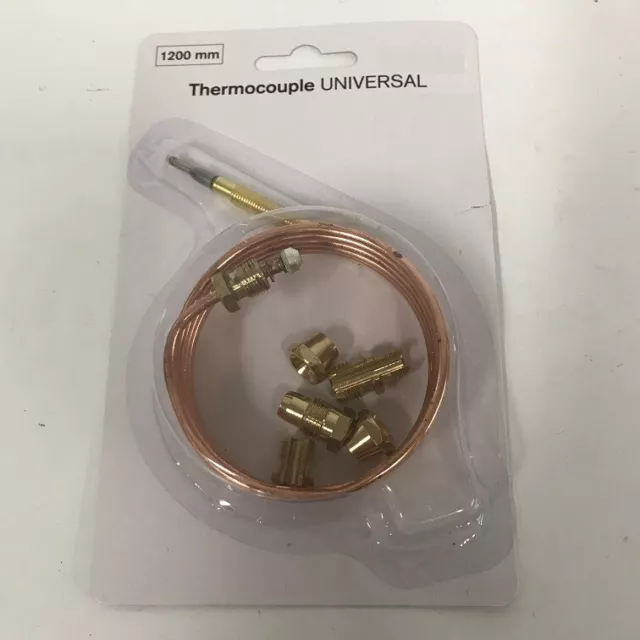 Thermoelement universal Standard 1200mm länge mit Adaptern für viele Hersteller