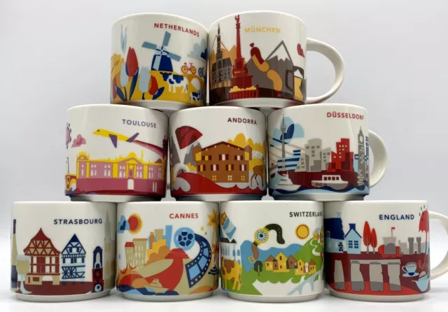 Starbucks Tasse Mug Sammlung Stadt Land 14 oz 414 ml NEU ohne OVP