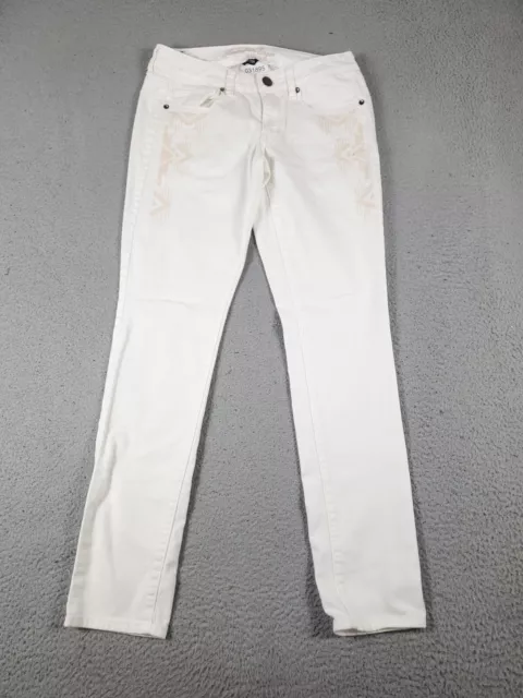 Hollister Pants Womens 11R Off White Cream Bootcut Western Flared Cowgirl  Jeans