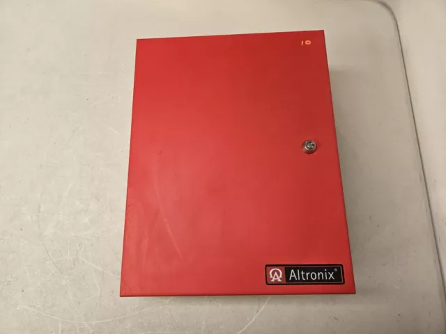 Altronix AL1024ULXR Power Supply Charger with Red BC400 Enclosure