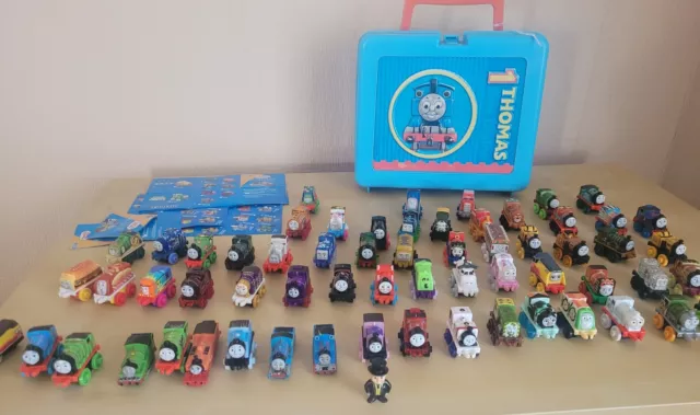 Thomas the Tank Engine Minis Trains Bundle of 60+Trains WITH vintage box!