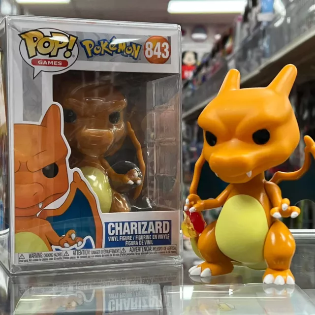 Pokémon - Dracaufeu Pop! Figurine en vinyle (livrée avec étui de protection  compatible Pop Box)