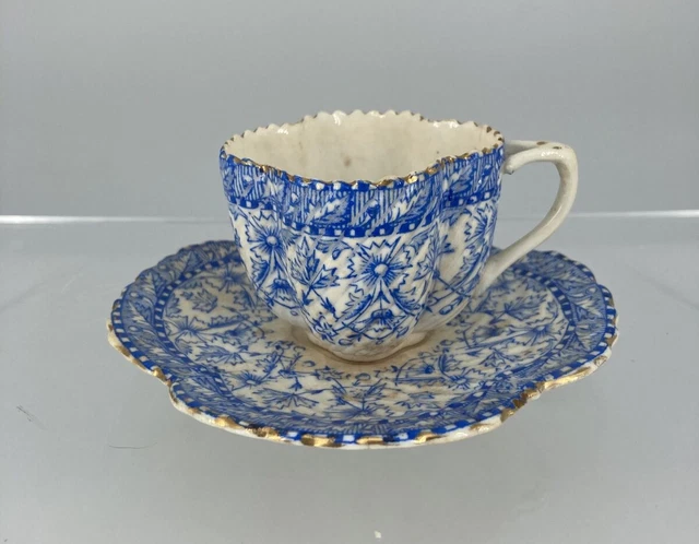 Tasse Polylobée Ancienne En Argent Massif - Objet Décoratif 14 Cm