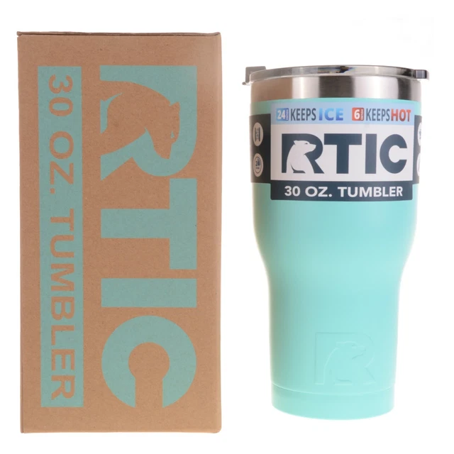 RTIC 30 oz Tumbler Hot Cold Double Wall Vacuum Insulated (Teal)