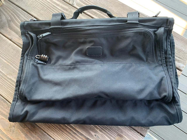 TUMI Alpha 2 Tri-Fold Carry-On Travel Garment Bag 236D3 - Black.