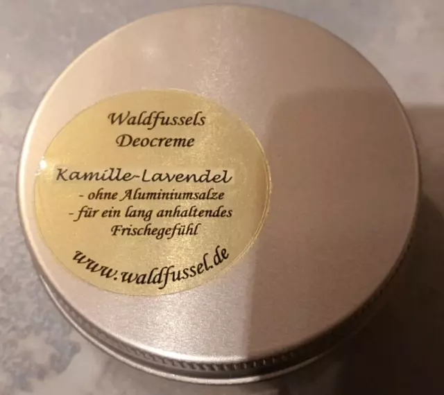 NEU Naturkosmetik Deocreme Deo Creme Duft Kamille-Lavendel 50 ml 0% Aluminium