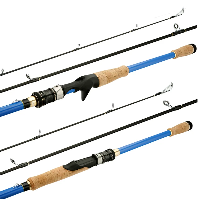 BREAK Spinning Travel Fishing Rod 6ft Casting Rod Medium Carbon 8-16 lb 3Section