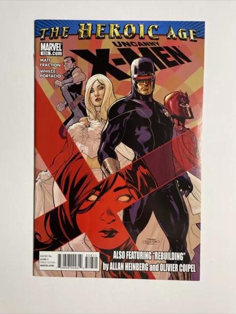 Uncanny X-Men #526 (2010) 9.4 NM Marvel High Grade 1st Transonic App Comic Book