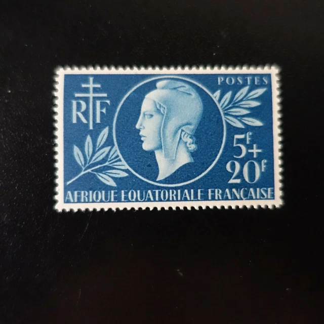 FRANCE COLONIE AFRIQUE EQUATORIALE FRANÇAISE AEF N°197 NEUF ** MNH (rousseurs)