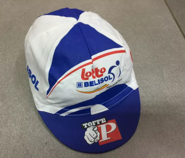 Casquette Cap Velo Cyclisme Team Sponsor Lotto Belisol Cycling Project Toffe P