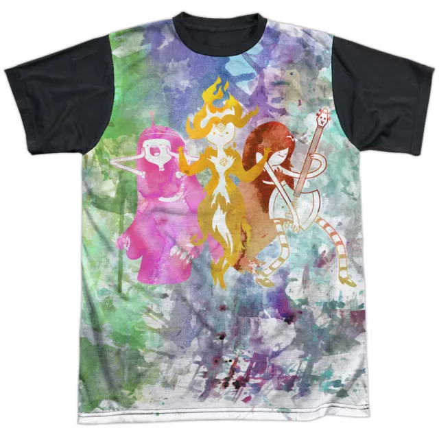 Adventure Time Three Ladies Adult Halloween Costume T Shirt (Black Back), S-3XL