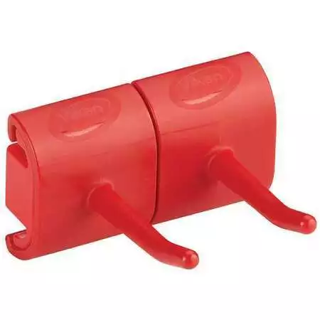 Vikan 10144 Tool Wall Bracket,3 1/4 In L,Red