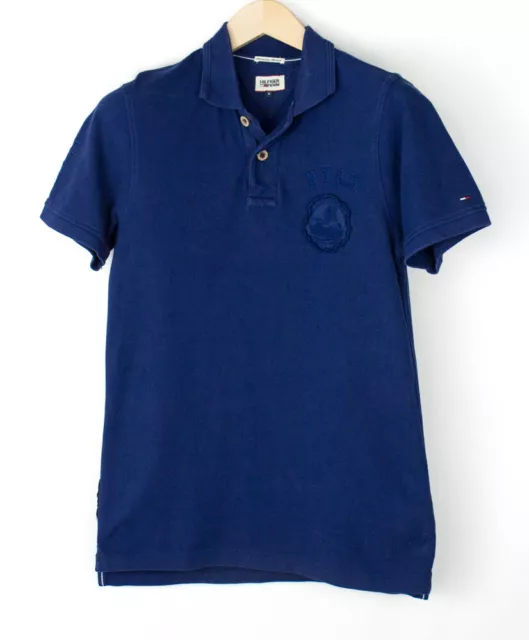 Tommy Hilfiger Hommes Décontracté Col Polo Chemise Haut TAILLE S