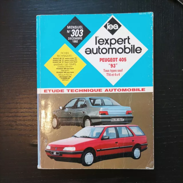 Revue Technique PEUGEOT 405 mi 16 2.0  1.4 1.6 1.8 1.9 D TD ts types depuis 1993