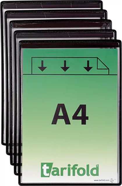 tarifold Magnetische Tafel A4 univschwarz ( 1 VE 5 Stück )