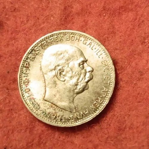 1 Krone Österreich-Ungarn 1915 Erhaltung Franz Joseph I. Silber  ÖSTERREICH
