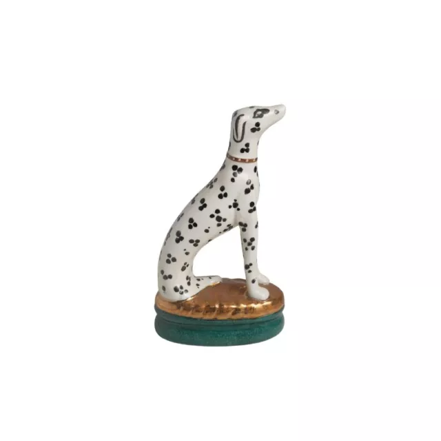 Porcelain Dalmation on Platform Figurine 9"