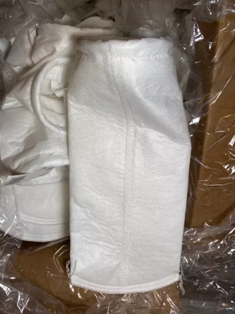 PENTAIR / PENTEK Filter Bag Size 4, 4-1/8" Dia 25 Micron Polypropylene Qty 20