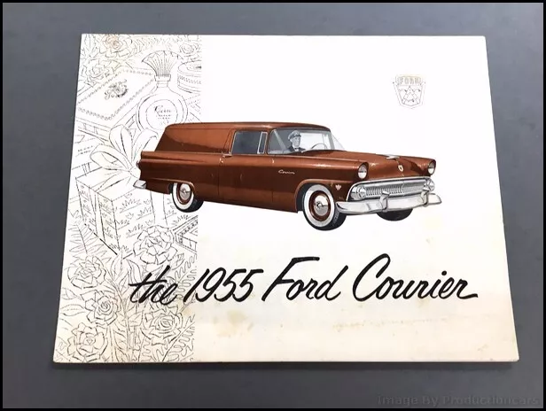 1955 Ford Courier Panel Vintage Original Car Sales Brochure Folder
